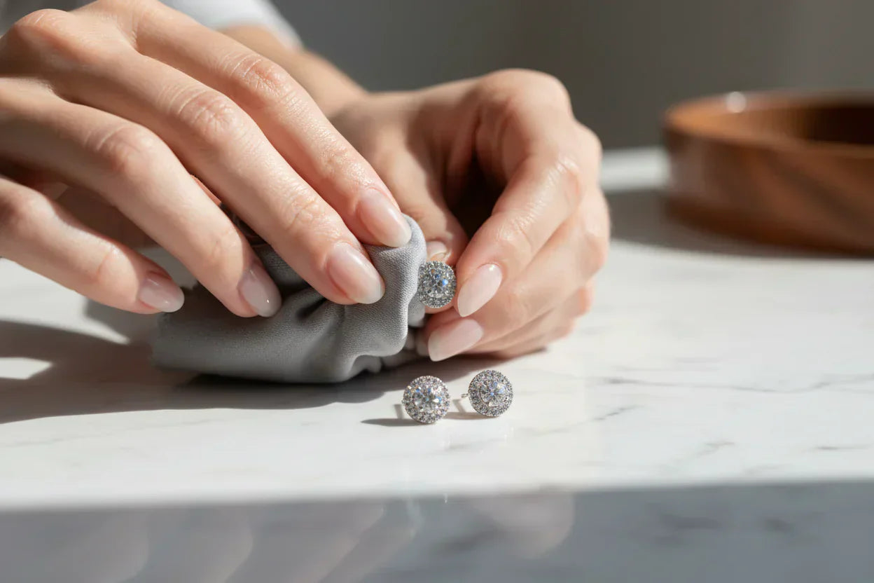 how to clean earrings