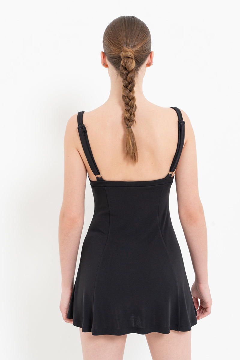 Off-White Strappy Mini Dress