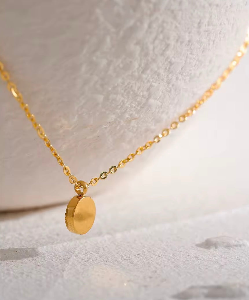Minimalist Natural Blue Opal Pendant Necklace