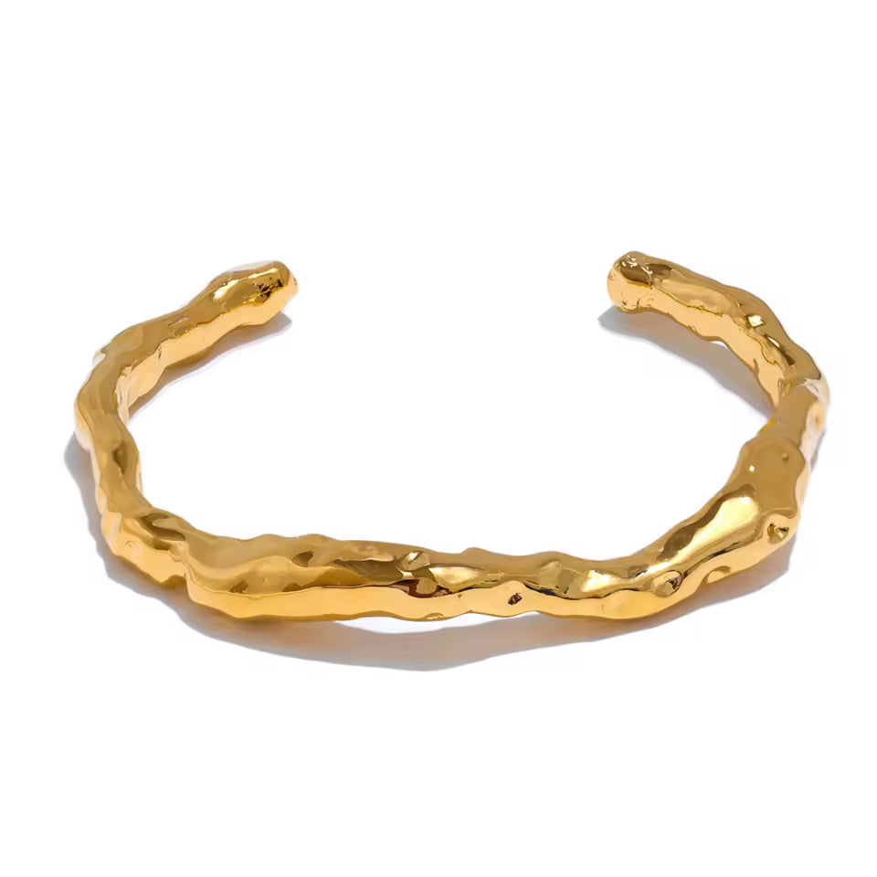Minimalist Asymmetric Cuff Wrist Bracelet