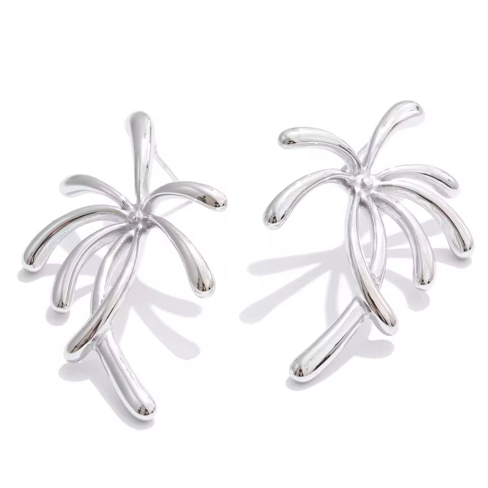 Coconut Tree Stud Earrings