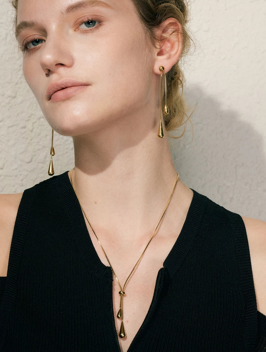 Water Drop Jewelry Set (Necklace & Earrings)