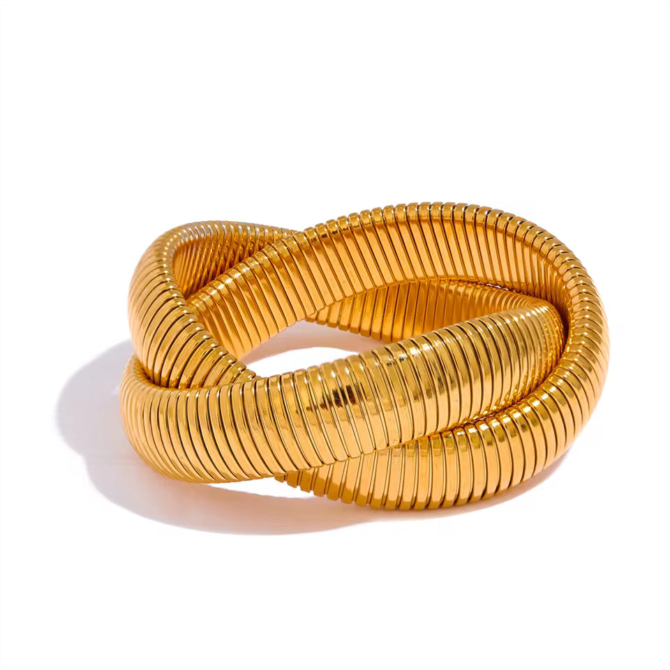 Flexi Twist Tubogas Statement Bracelet