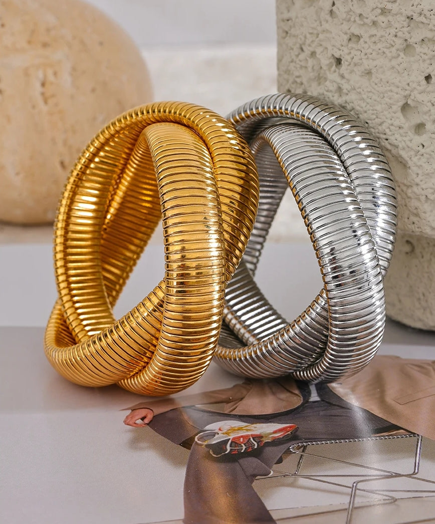 Flexi Twist Tubogas Statement Bracelet