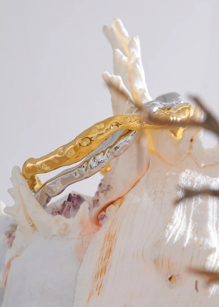 Minimalist Asymmetric Cuff Wrist Bracelet