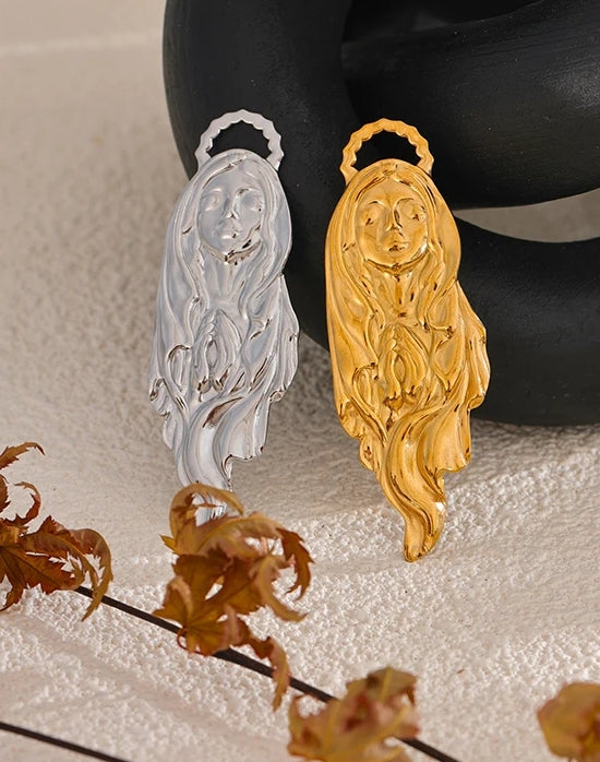 Virgin Mary Brooch