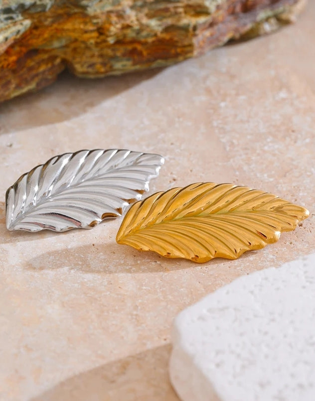 Vein Leaf Brooch