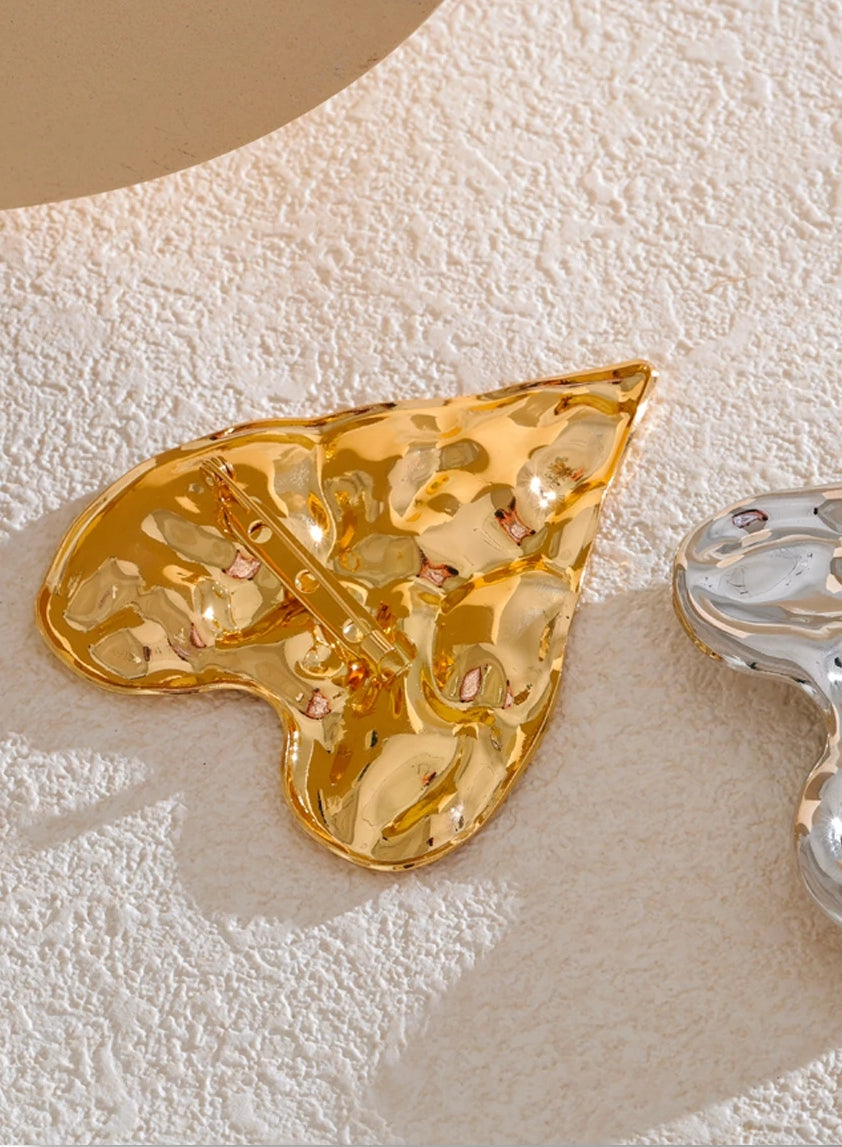 Big Heart Brooch