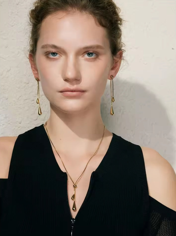 Water Drop Jewelry Set (Necklace & Earrings)
