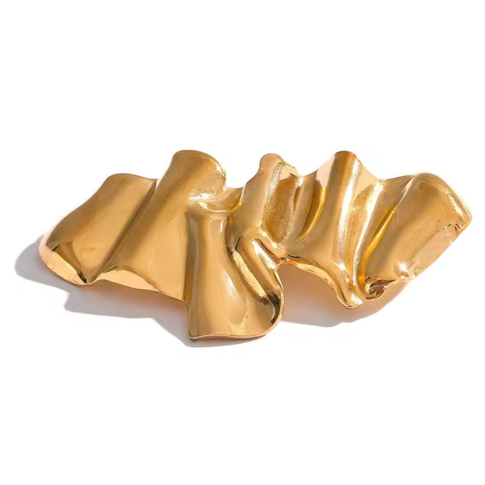 Asymmetric Geometric Brooch