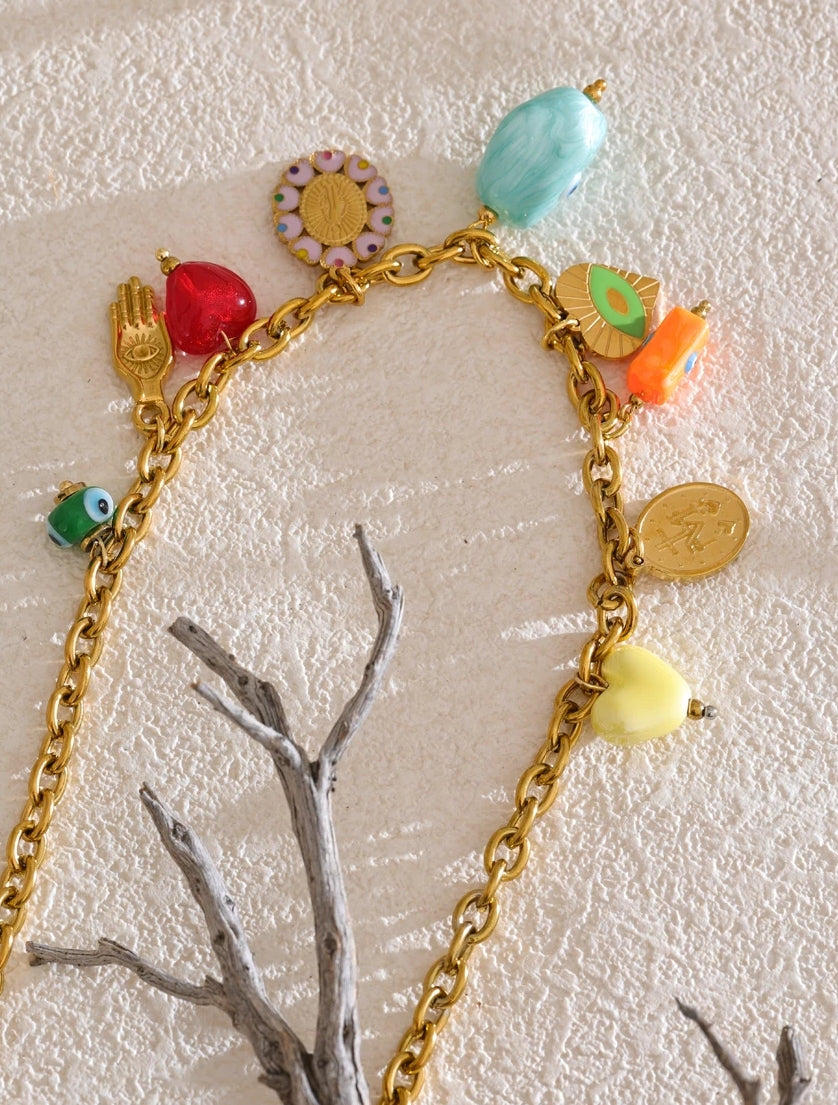 Mystic Amulets Charm Necklace