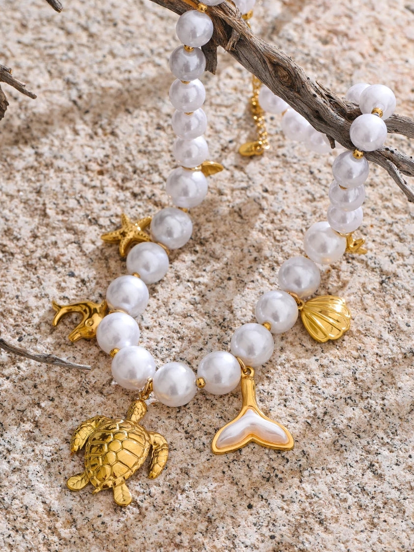 Ocean Animals Charm Necklace