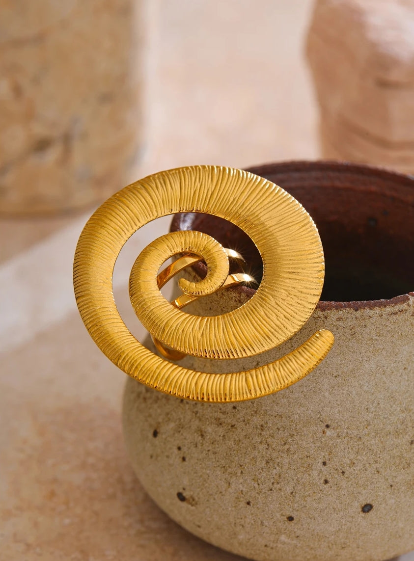 Twisted Geometric Adjustable Ring