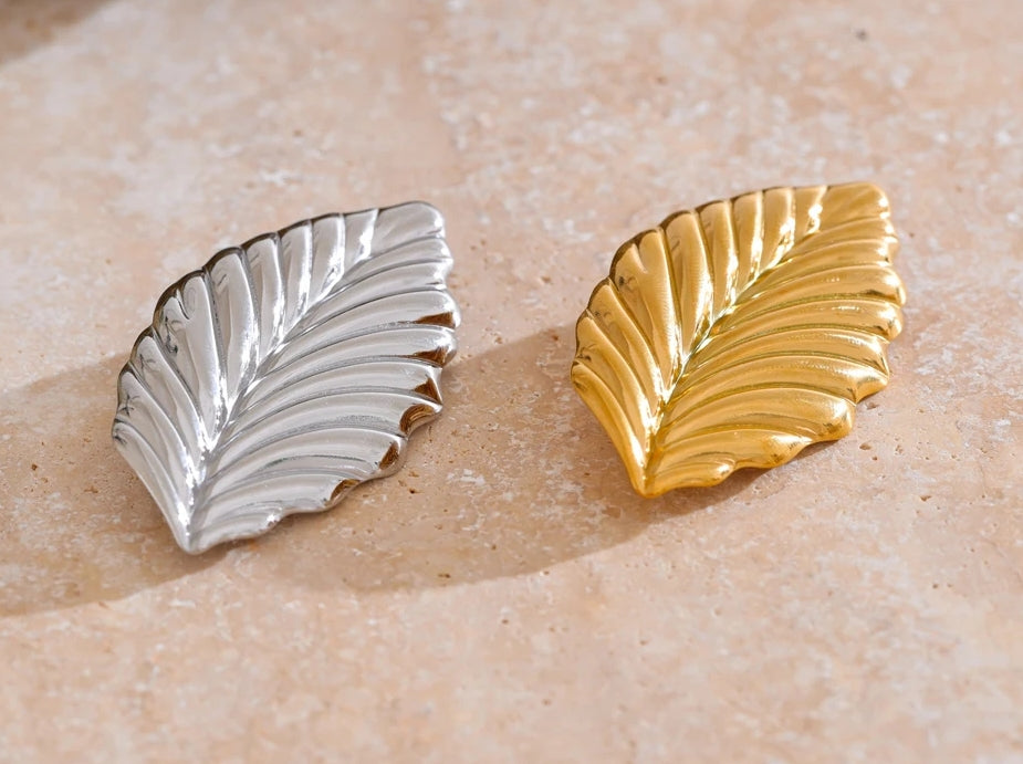 Vein Leaf Brooch