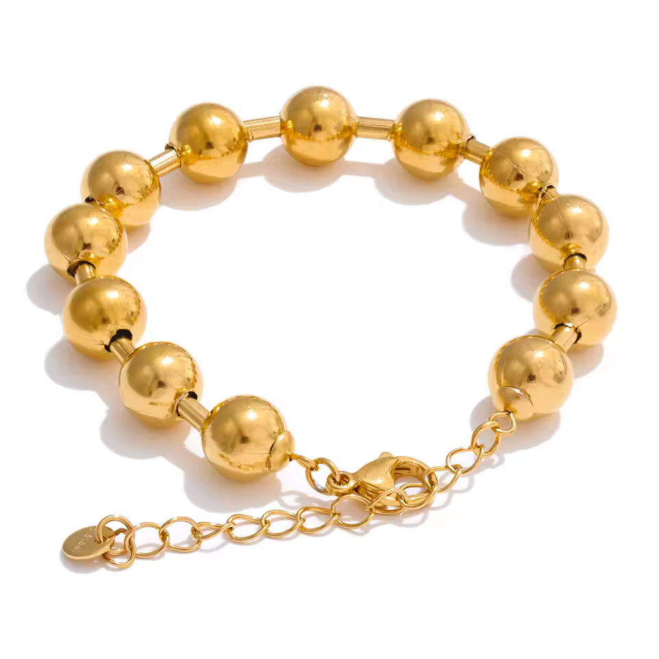 Stainless Steel Beads Chain Bracelet