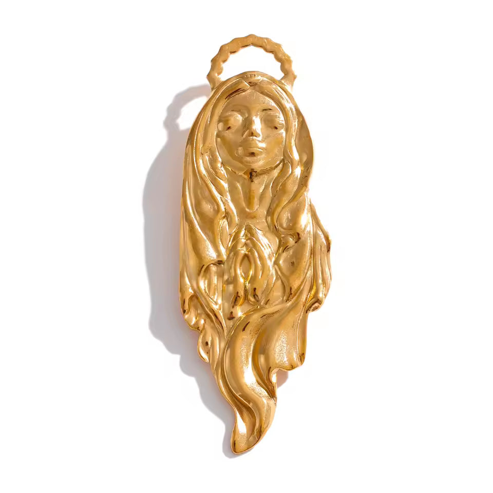Virgin Mary Brooch