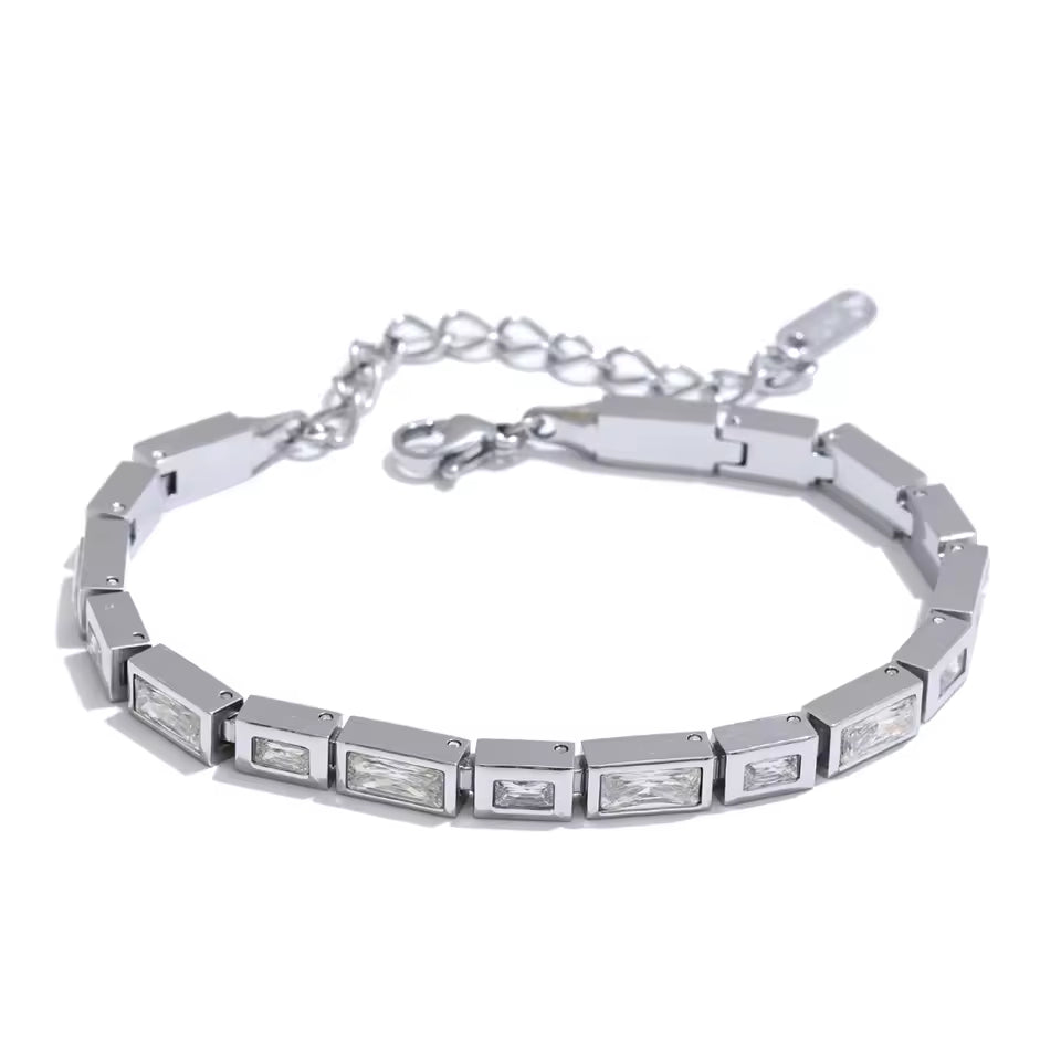 Shiny Cubic Zirconia Bracelet