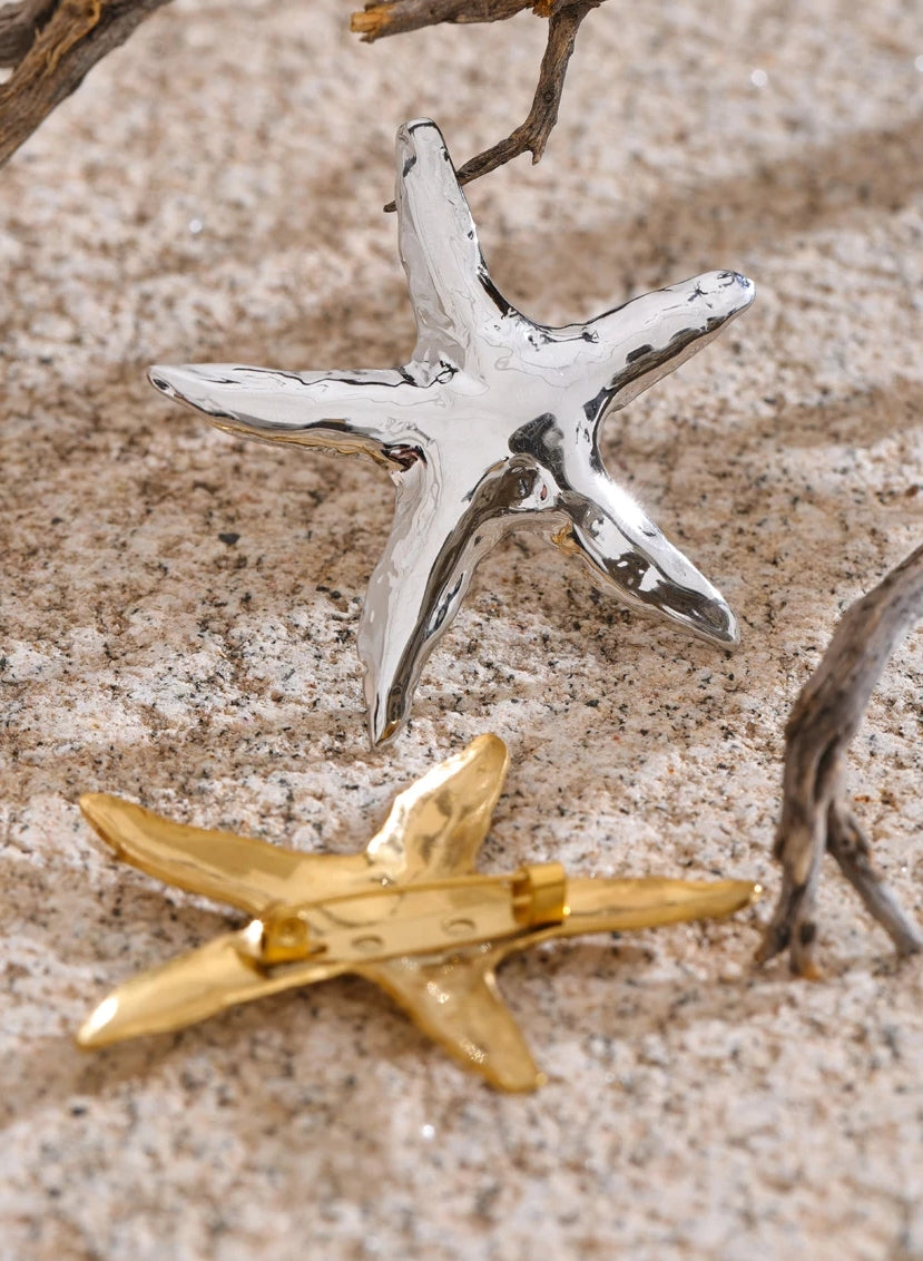 Starfish Brooch