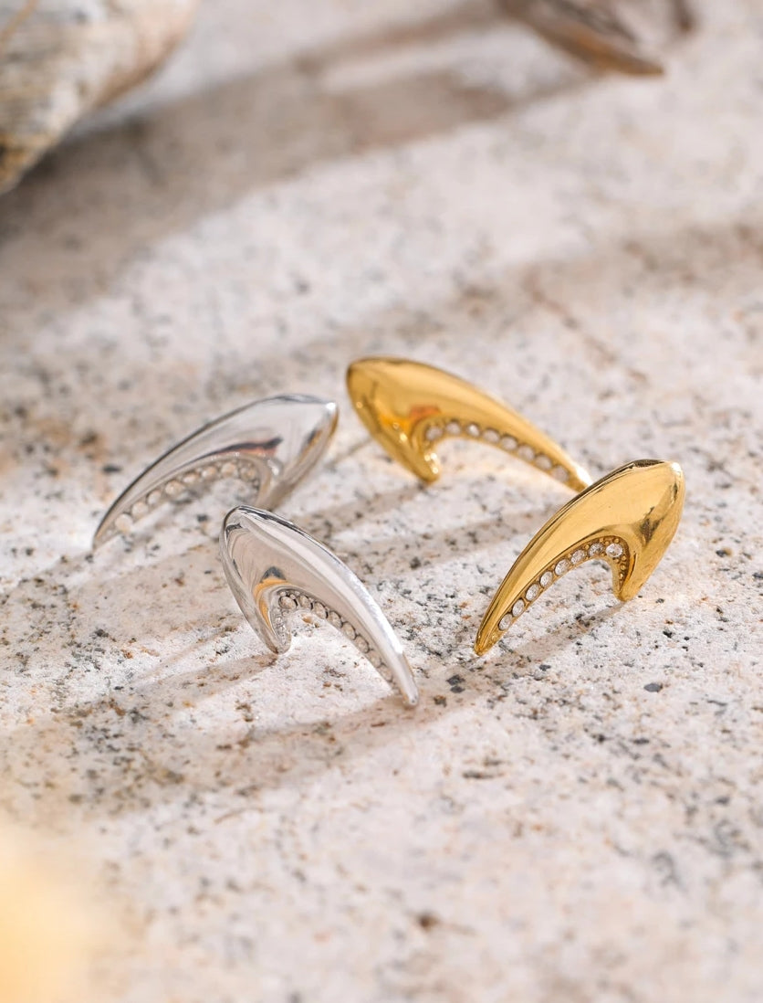 Boomerang Stud Earrings