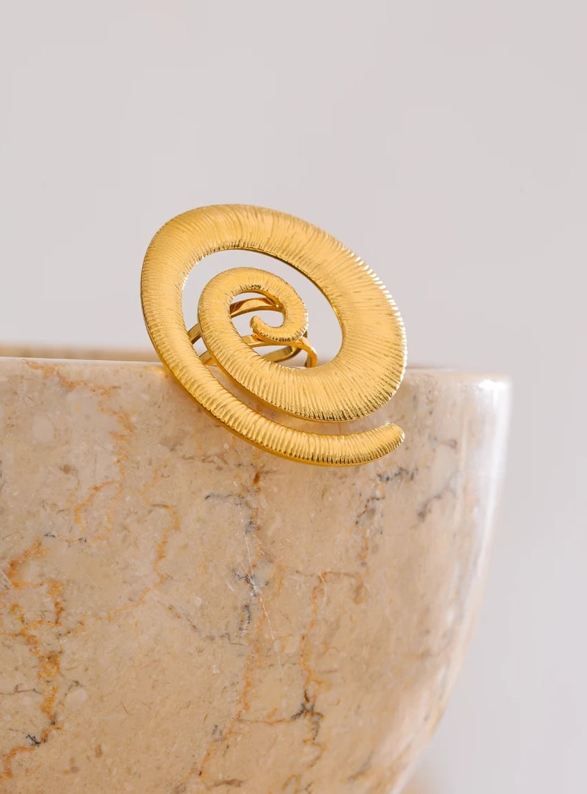 Twisted Geometric Adjustable Ring