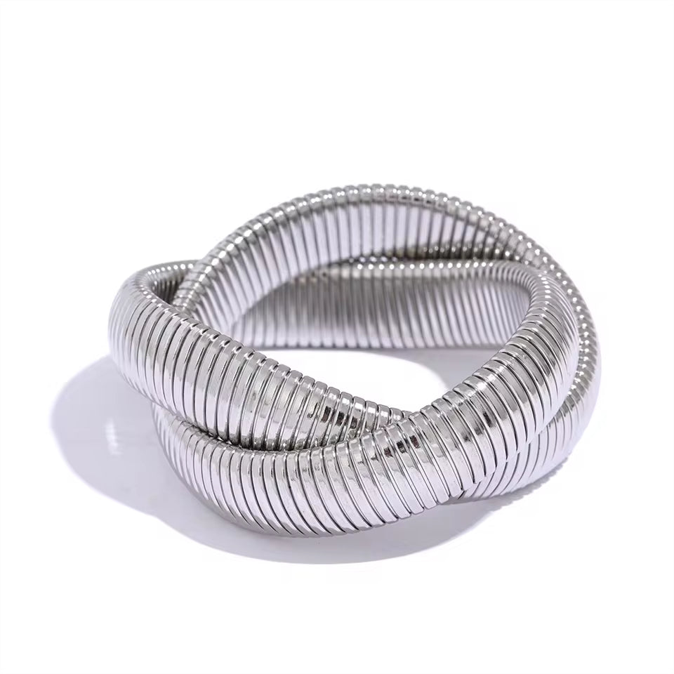 Flexi Twist Tubogas Statement Bracelet