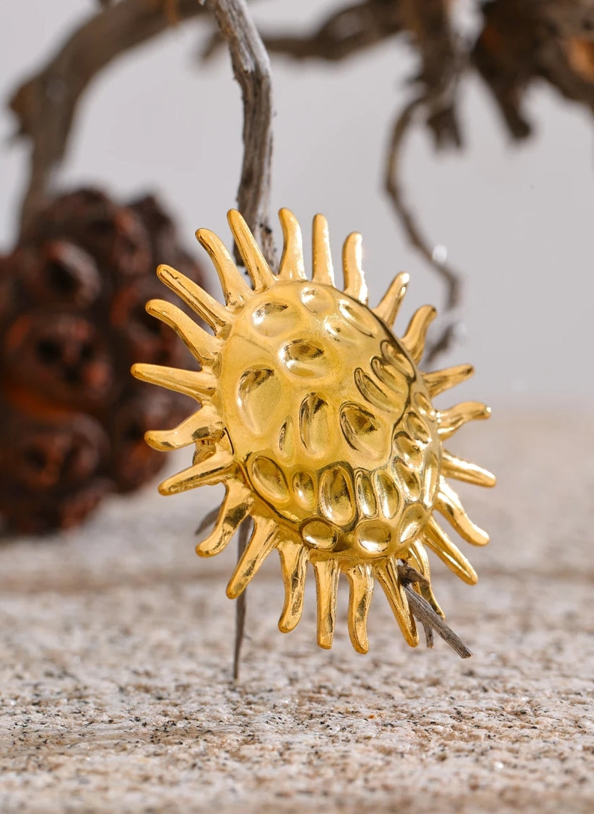 Sun Flower Brooch