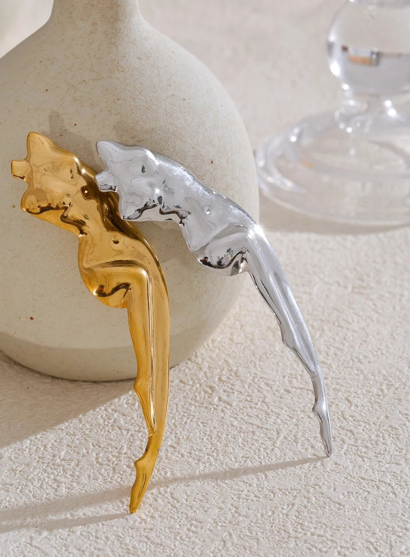 Aesthetic Woman Body Brooch