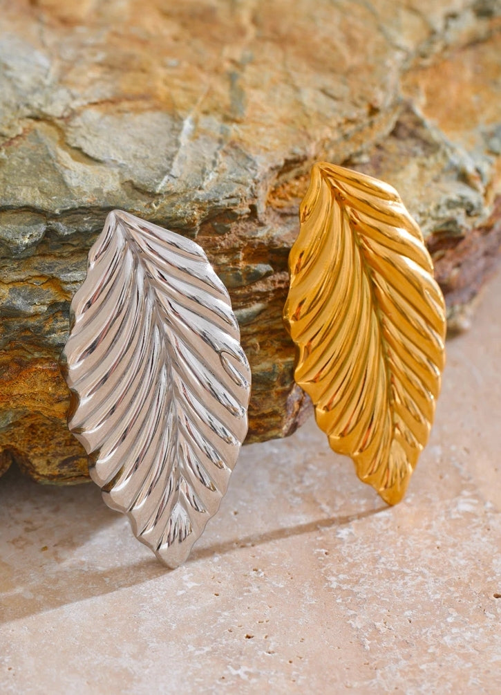 Vein Leaf Brooch