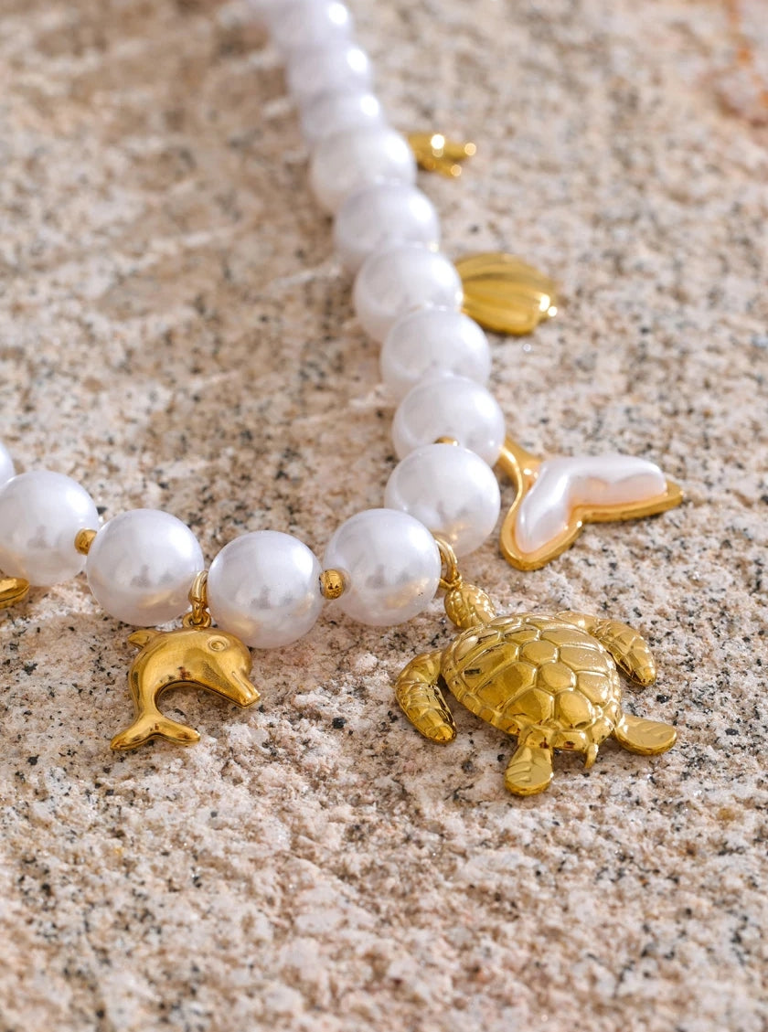 Ocean Animals Charm Necklace