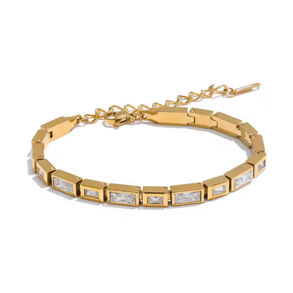 Shiny Cubic Zirconia Bracelet