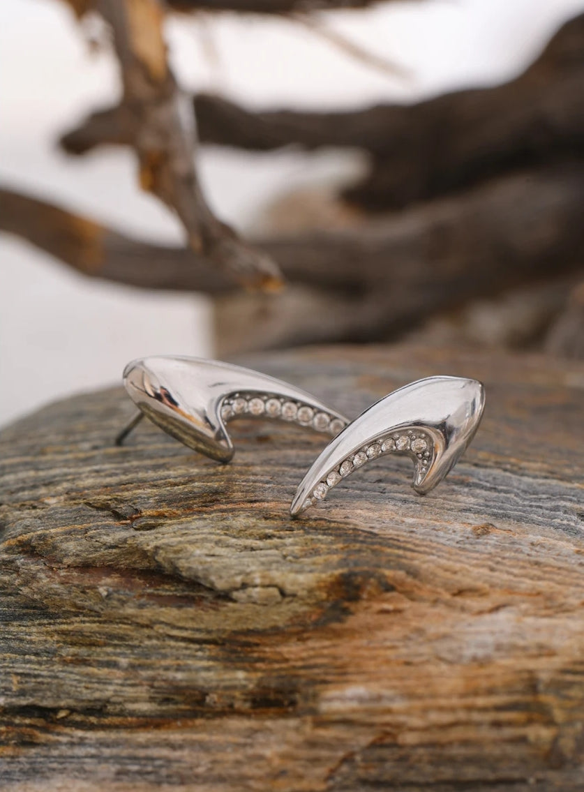 Boomerang Stud Earrings