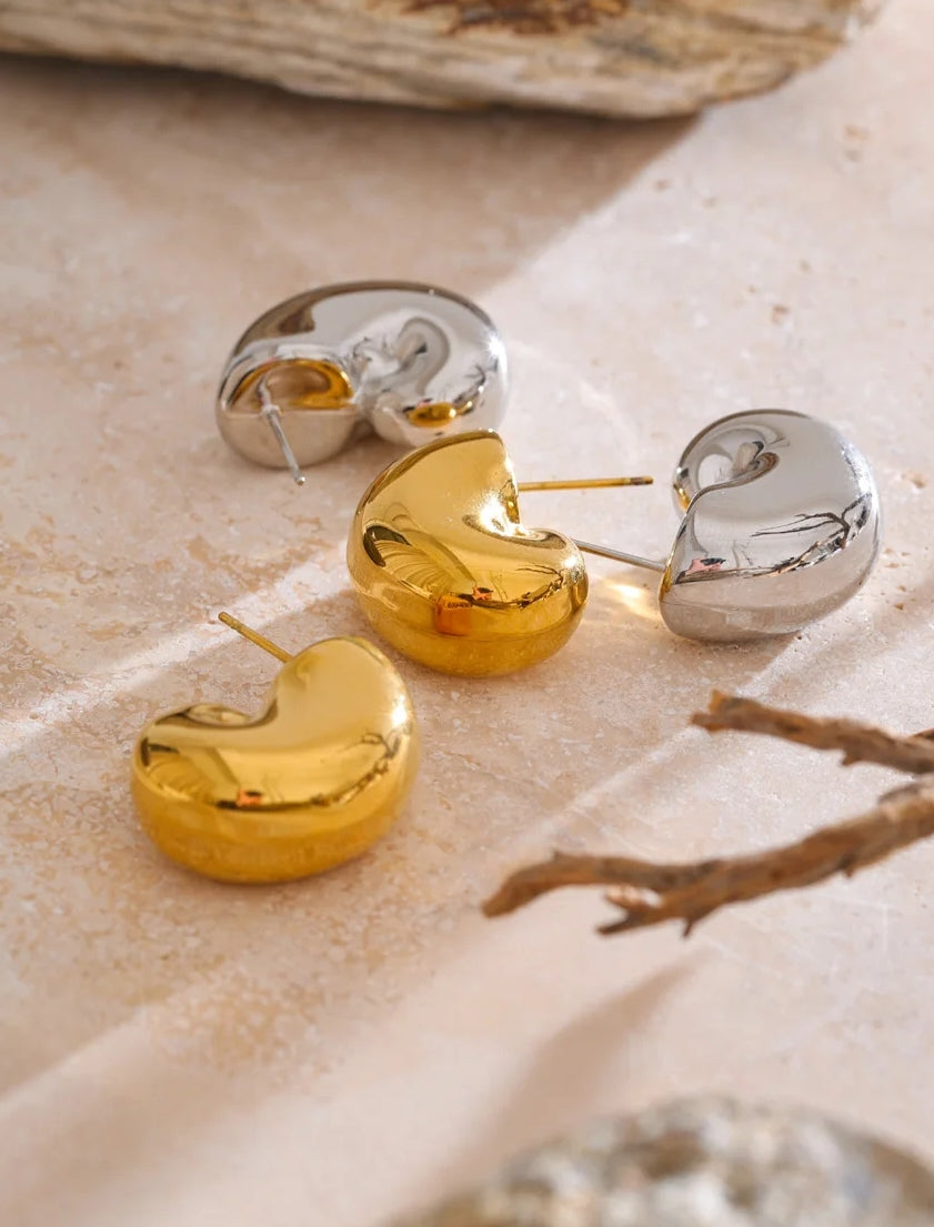 Chunky Minimalist Stud Earrings