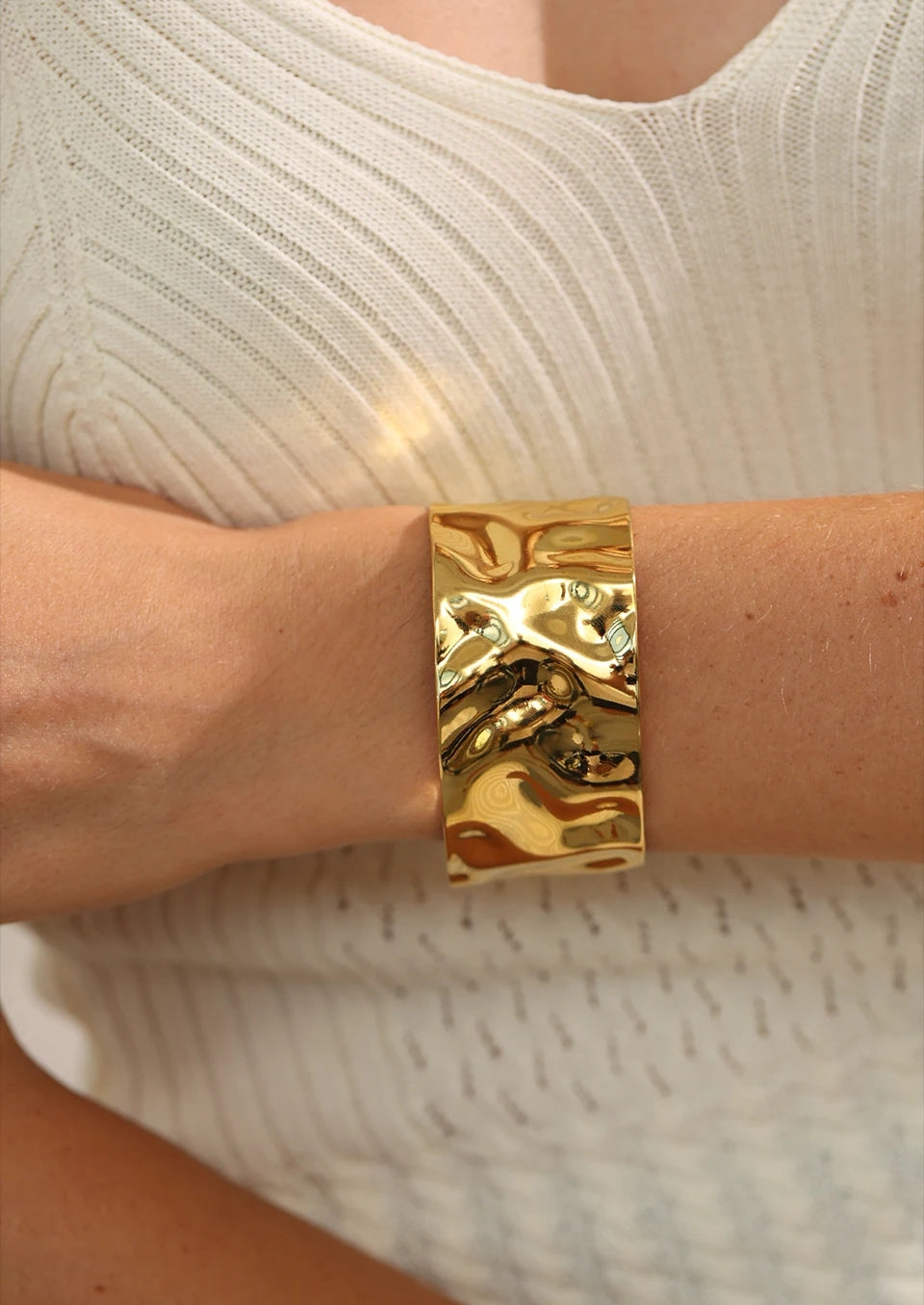 Large Cuff Large Wide Cuff Bracelet - Oh My Shine!