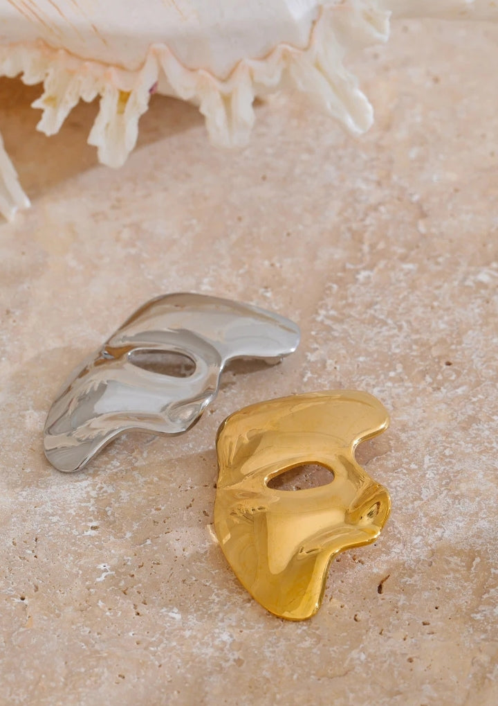 Half Face Brooch