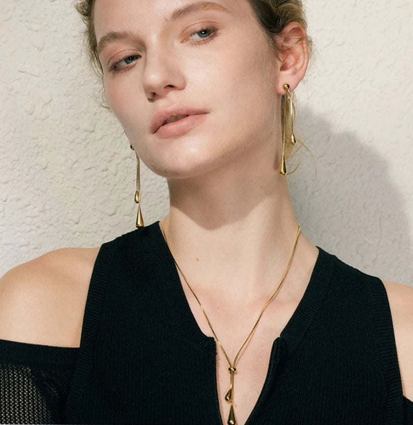 Water Drop Jewelry Set (Necklace & Earrings)