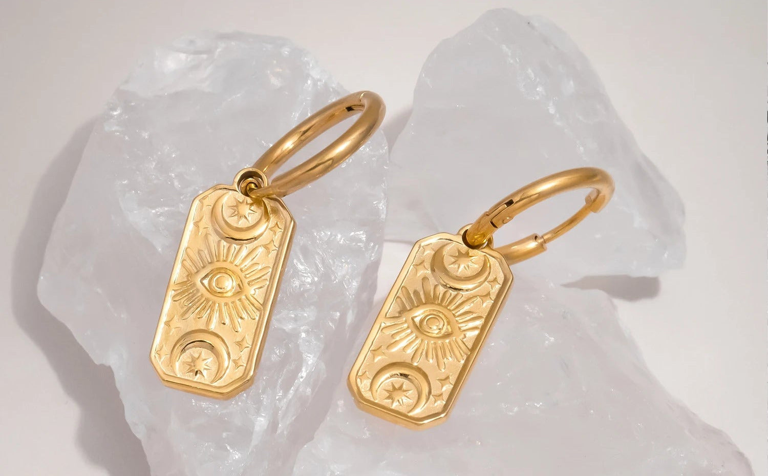 All Seeing Eye Drop Earrings