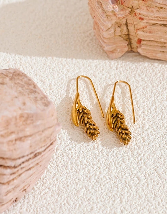 Wheat Drop Earrings