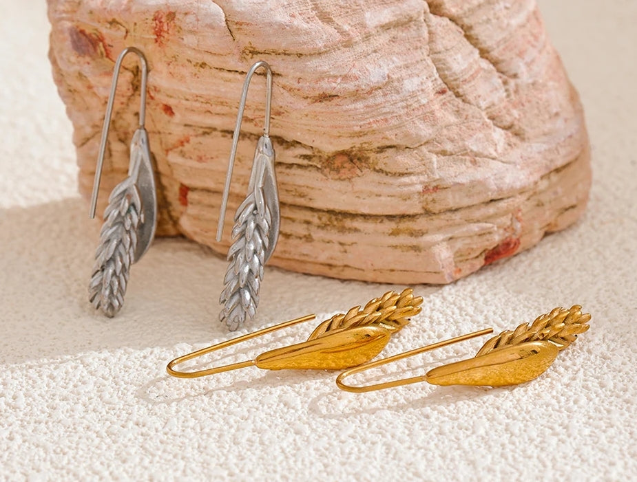 Wheat Drop Earrings