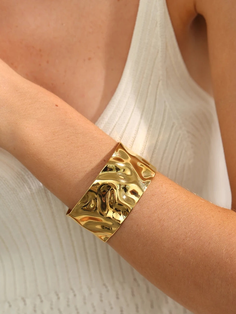 Large Wide Cuff Bracelet