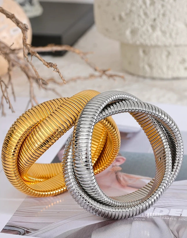 Flexi Twist Tubogas Statement Bracelet