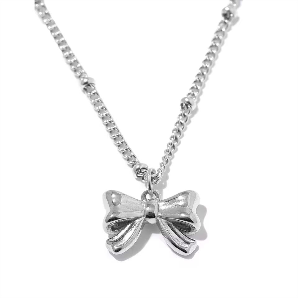 Bowknot Pendant Necklace