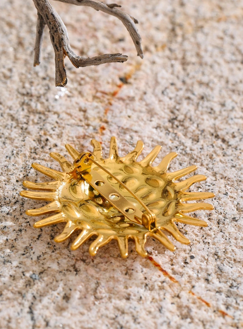 Sun Flower Brooch