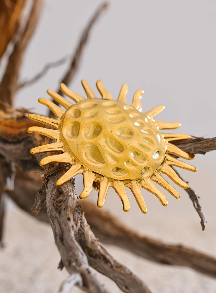 Sun Flower Brooch