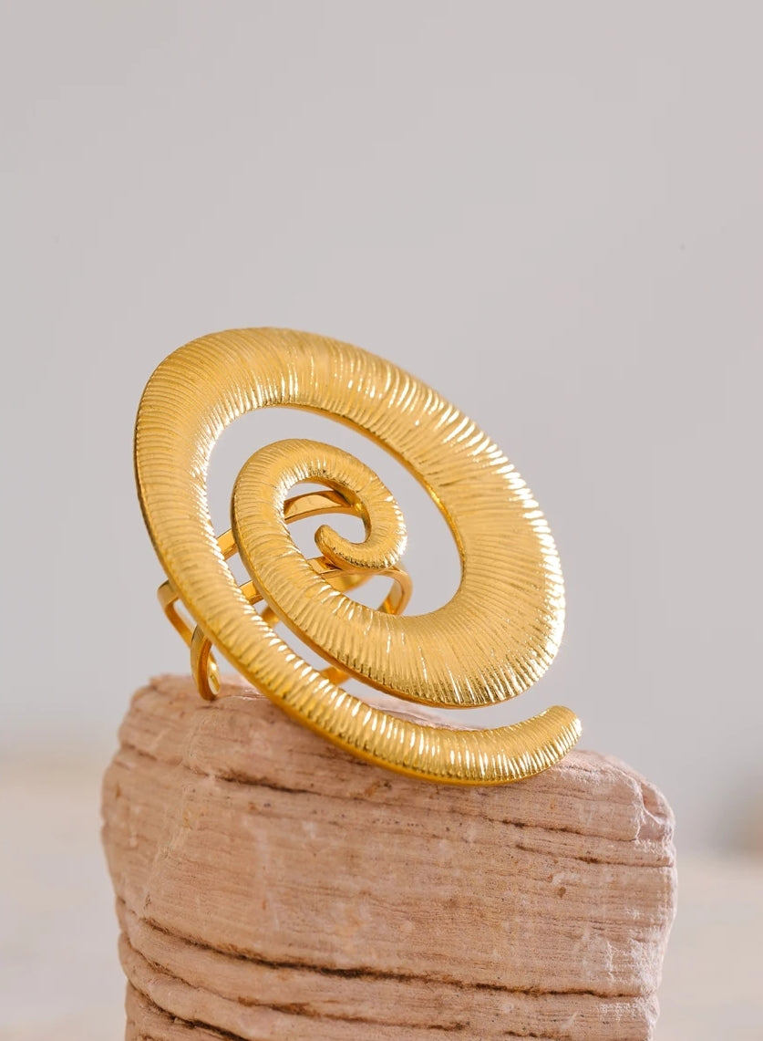 Twisted Geometric Adjustable Ring
