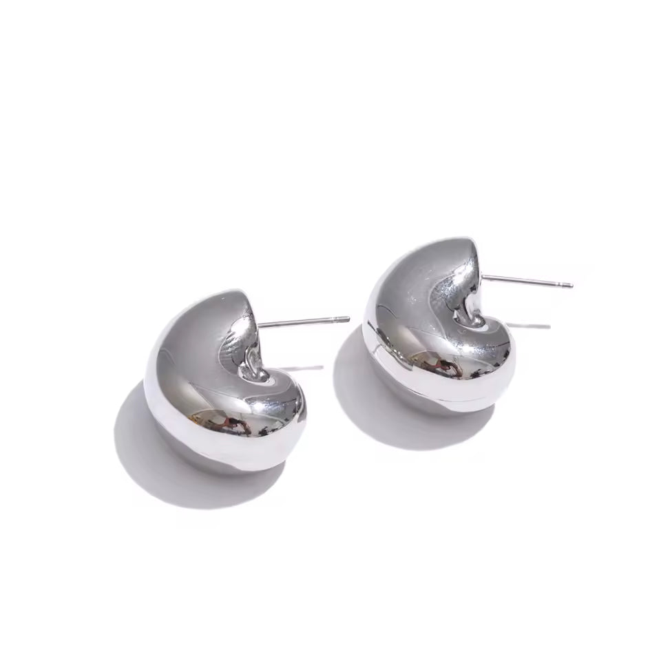 Chunky Minimalist Stud Earrings