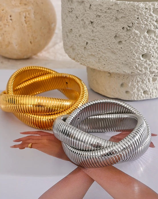 Flexi Twist Tubogas Statement Bracelet