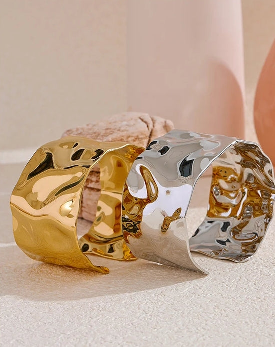 Large Wide Cuff Bracelet