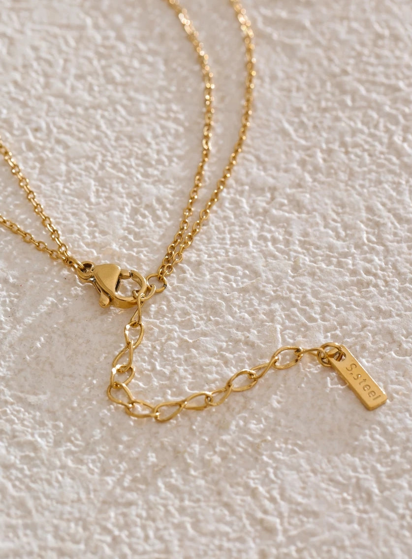 Stars & Zircon Multi Layer Chain Necklace