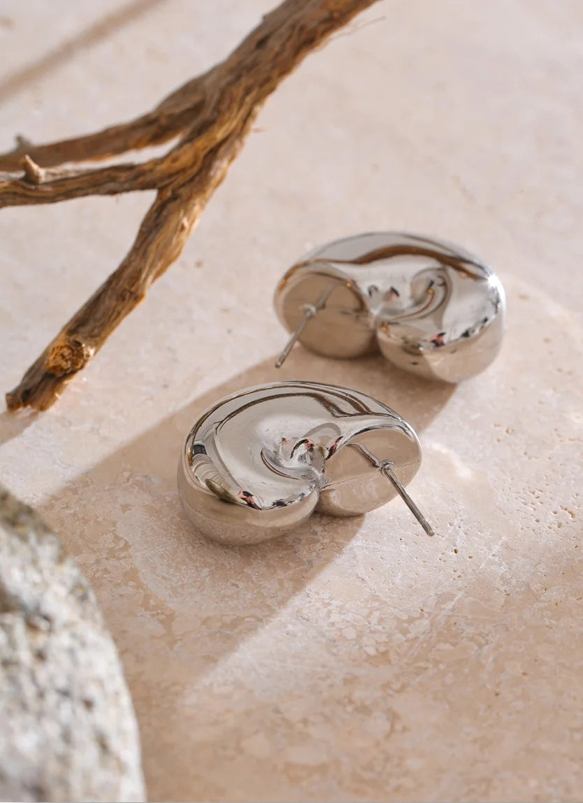 Chunky Minimalist Stud Earrings