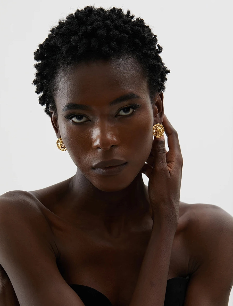 Sun Hat Stud Earrings